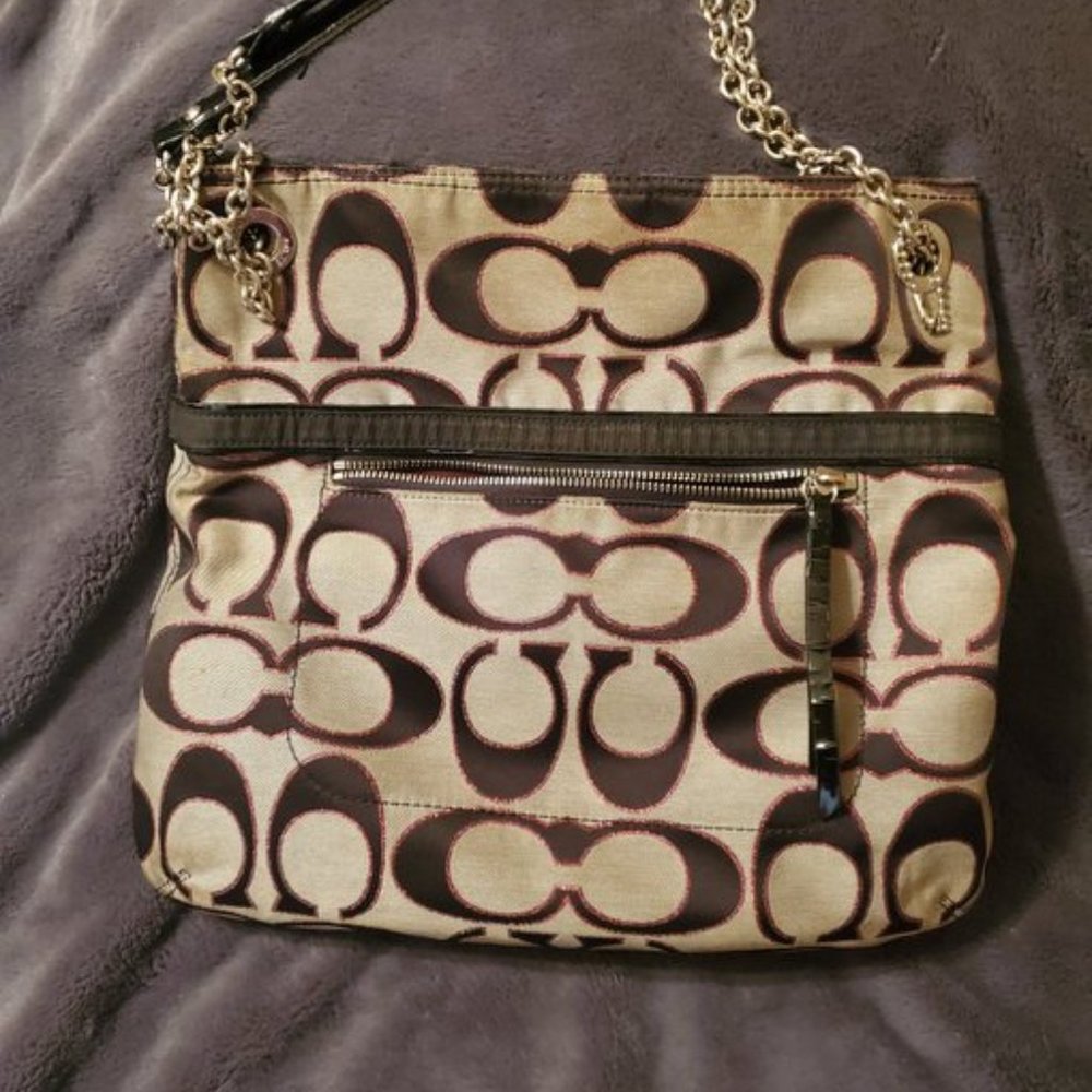 COACH Duffle Crossbody/Shoulder Bag Black
